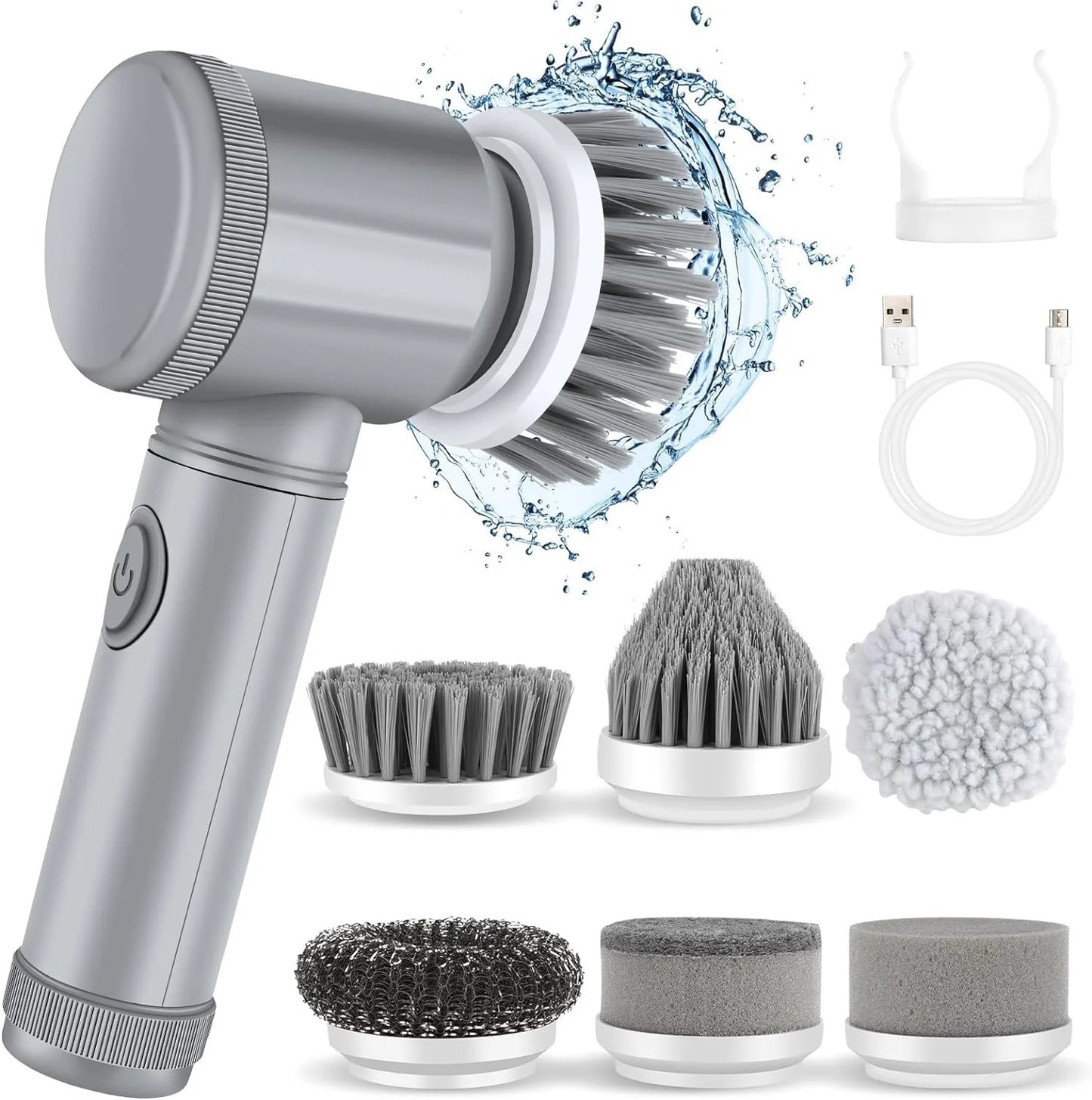6-in-1 Electric Scrubber – Cordless Deep Cleaning System