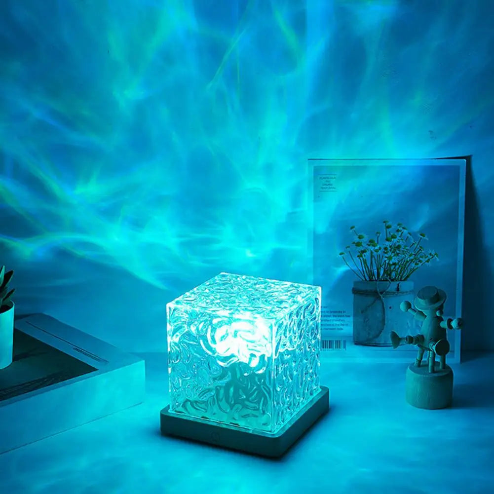 Ocean Wave Light Projector – 16-Color Rotating LED Mood Lamp