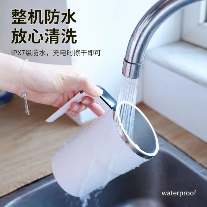 Intelligent Temperature Measurement Magnetic Stirring Cup, Electric Portable Coffee Cup, Automatic Stirring