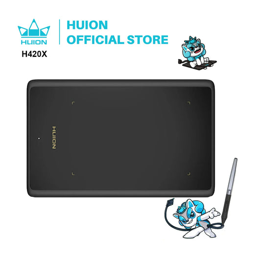 H420X Graphics Tablet – Ultra-Portable 4.17” Drawing Tablet
