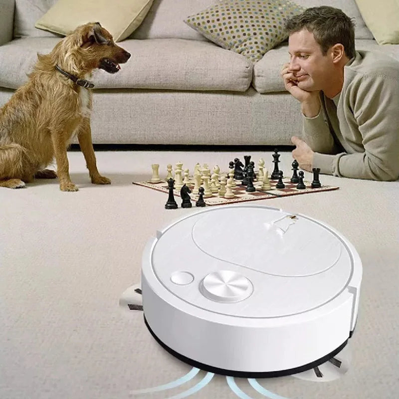 3-in-1 Smart Robot Vacuum – Ultra-Thin Auto Cleaner with Obstacle Avoidance