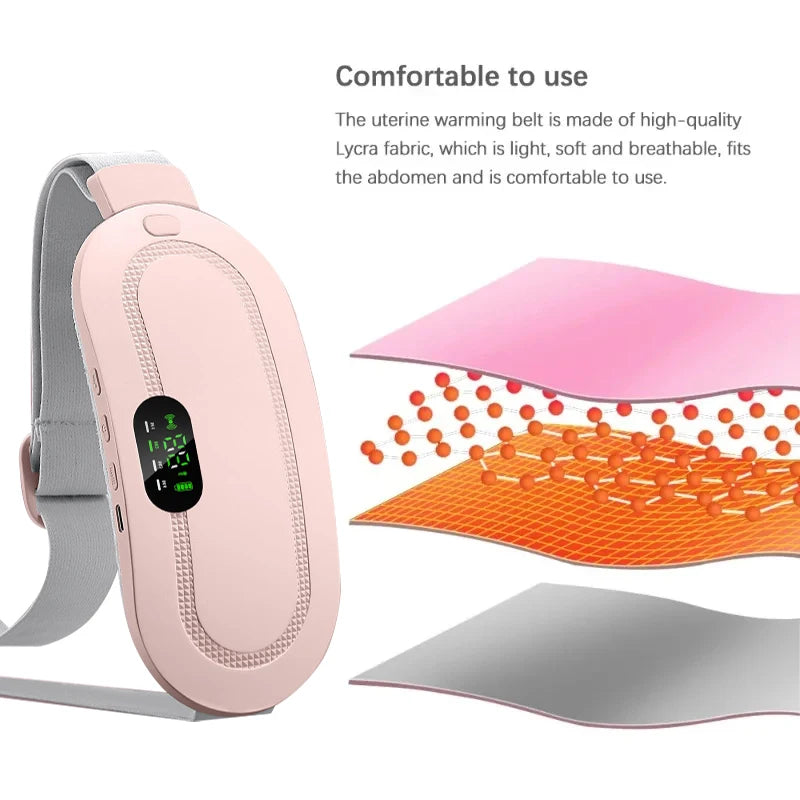 Heated Waist Massager – Intelligent Vibration Belt with Warmth