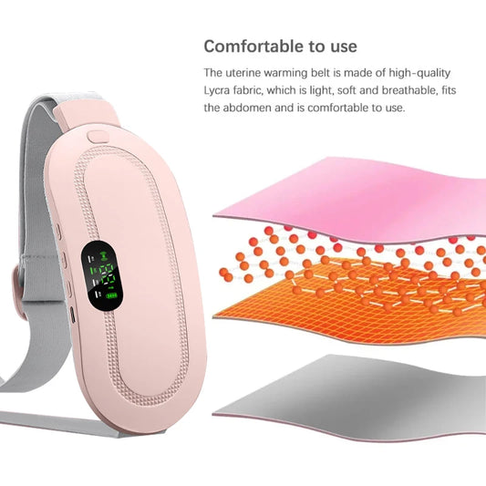 Heated Waist Massager – Intelligent Vibration Belt with Warmth