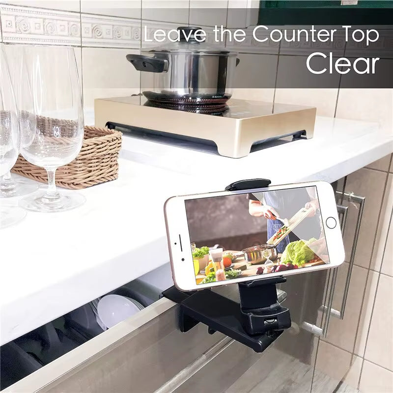 360° Foldable Phone Holder – Universal Travel Stand for Airplane, Desk & Bed