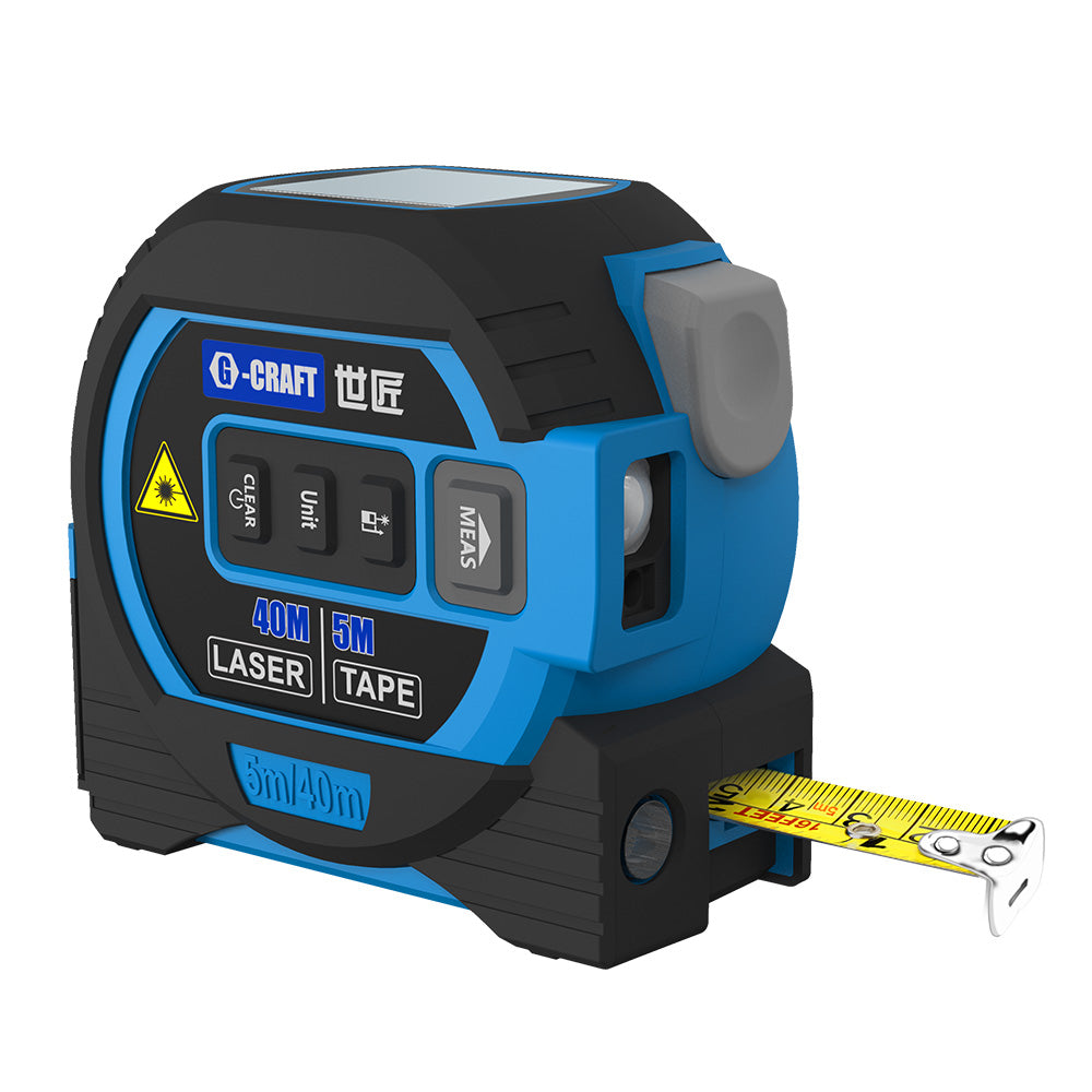 3-in-1 Laser Tape Measure – 60M Rangefinder with Cross Line & Tape
