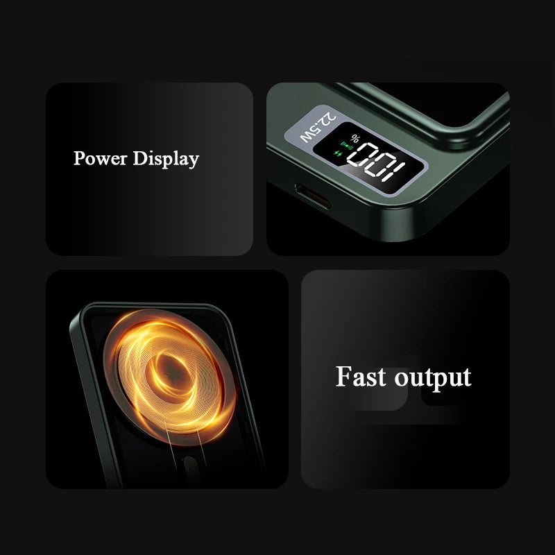 Magnetic Power Bank – 22.5W Wireless Fast Charging