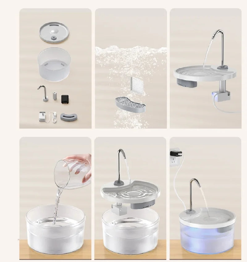 Smart Pet Water Fountain – Automatic Dispenser