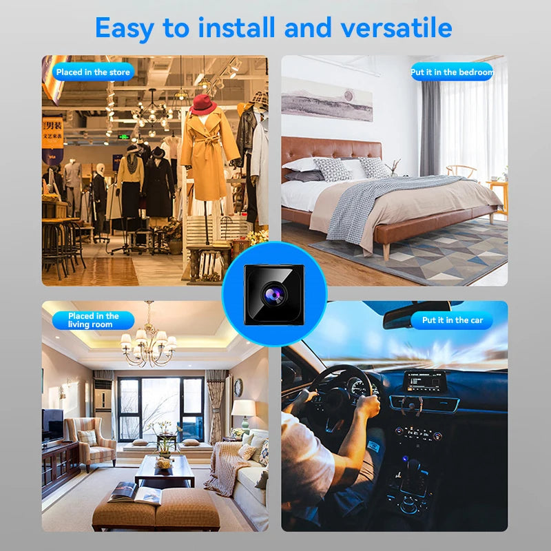 Mini Wireless Security Camera – High Quality 1080P HD with Night Vision & Motion Alerts