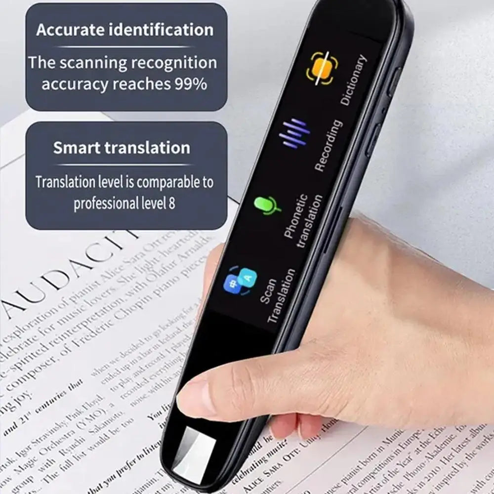 Smart Translation Pen – 116-Language Scanner & Recorder