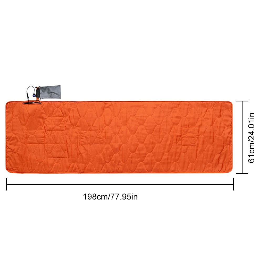 5-Zone USB Heating Pad – Camping & Home Electric Mattress