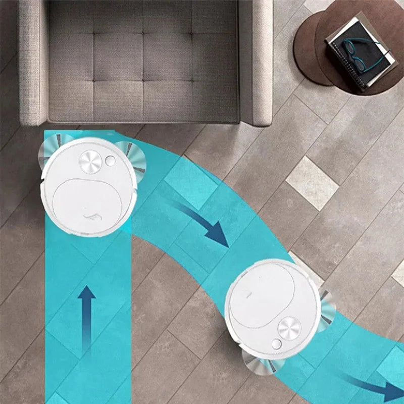 3-in-1 Smart Robot Vacuum – Ultra-Thin Auto Cleaner with Obstacle Avoidance