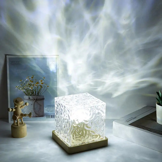 Ocean Wave Light Projector – 16-Color Rotating LED Mood Lamp