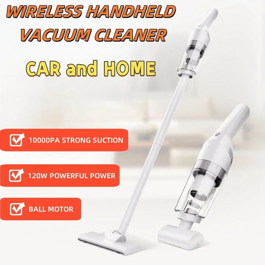 Wireless Vacuum – 10,000Pa Car & Home Cleaner