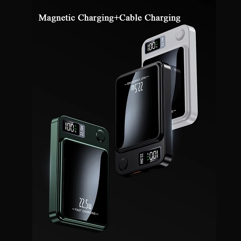 Magnetic Power Bank – 22.5W Wireless Fast Charging