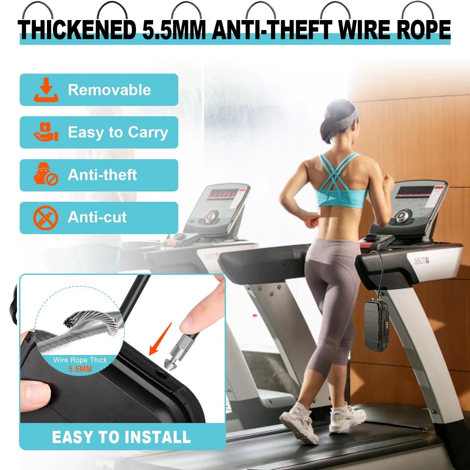 Portable Combination Safe – Waterproof Anti-Theft Lock Box