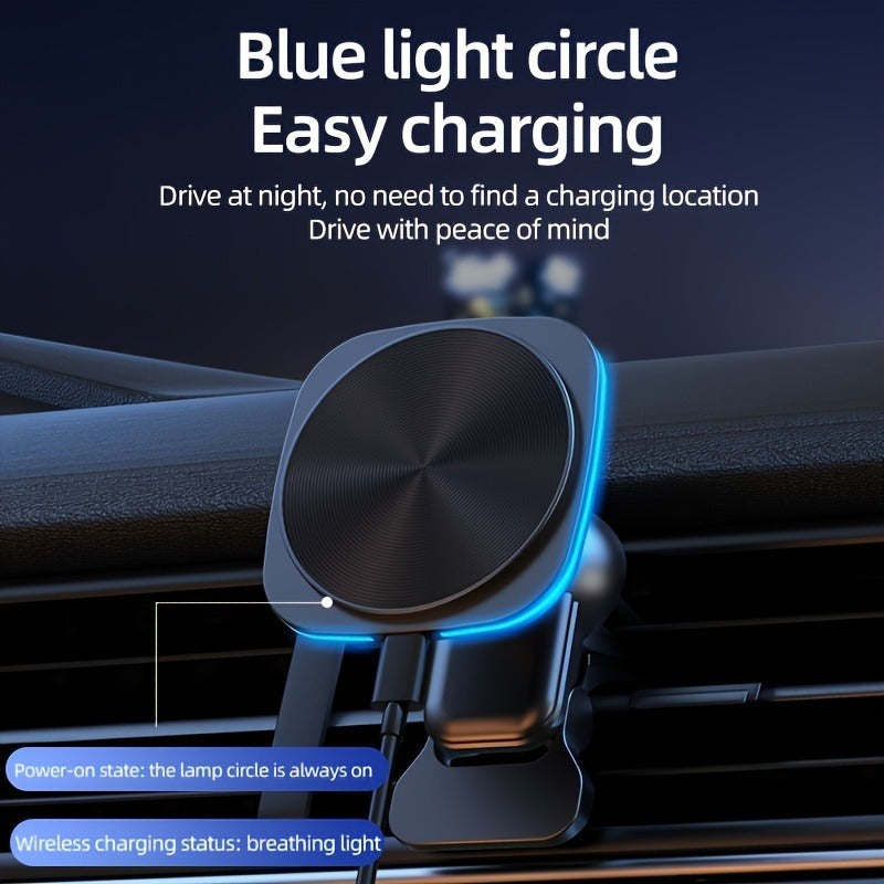 Wireless Car Charger –  Fast Charging with 360° Rotation