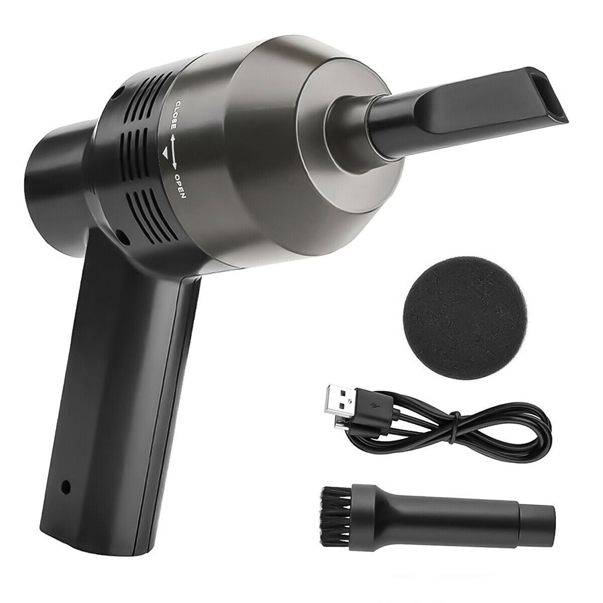 USB Keyboard Vacuum Cleaner – Cordless 2000mAh Mini Dust Buster
