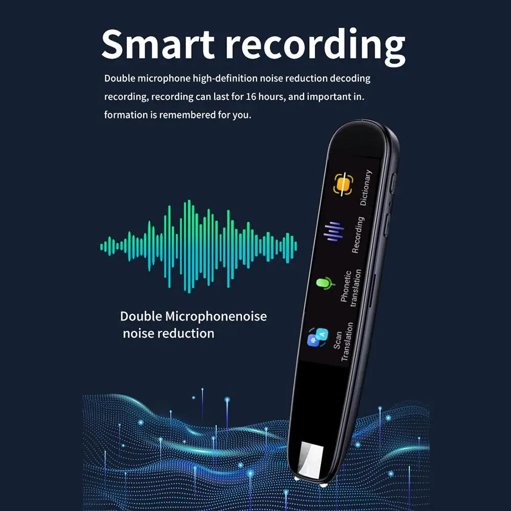 Smart Translation Pen – 116-Language Scanner & Recorder