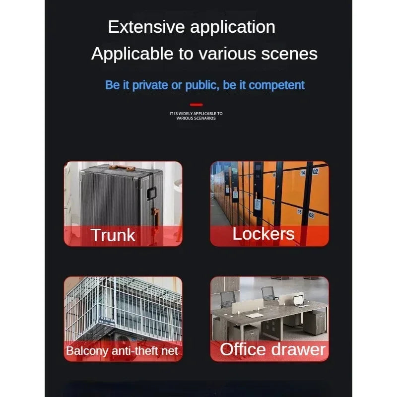 Smart Fingerprint Padlock – Weatherproof Electronic Security Lock