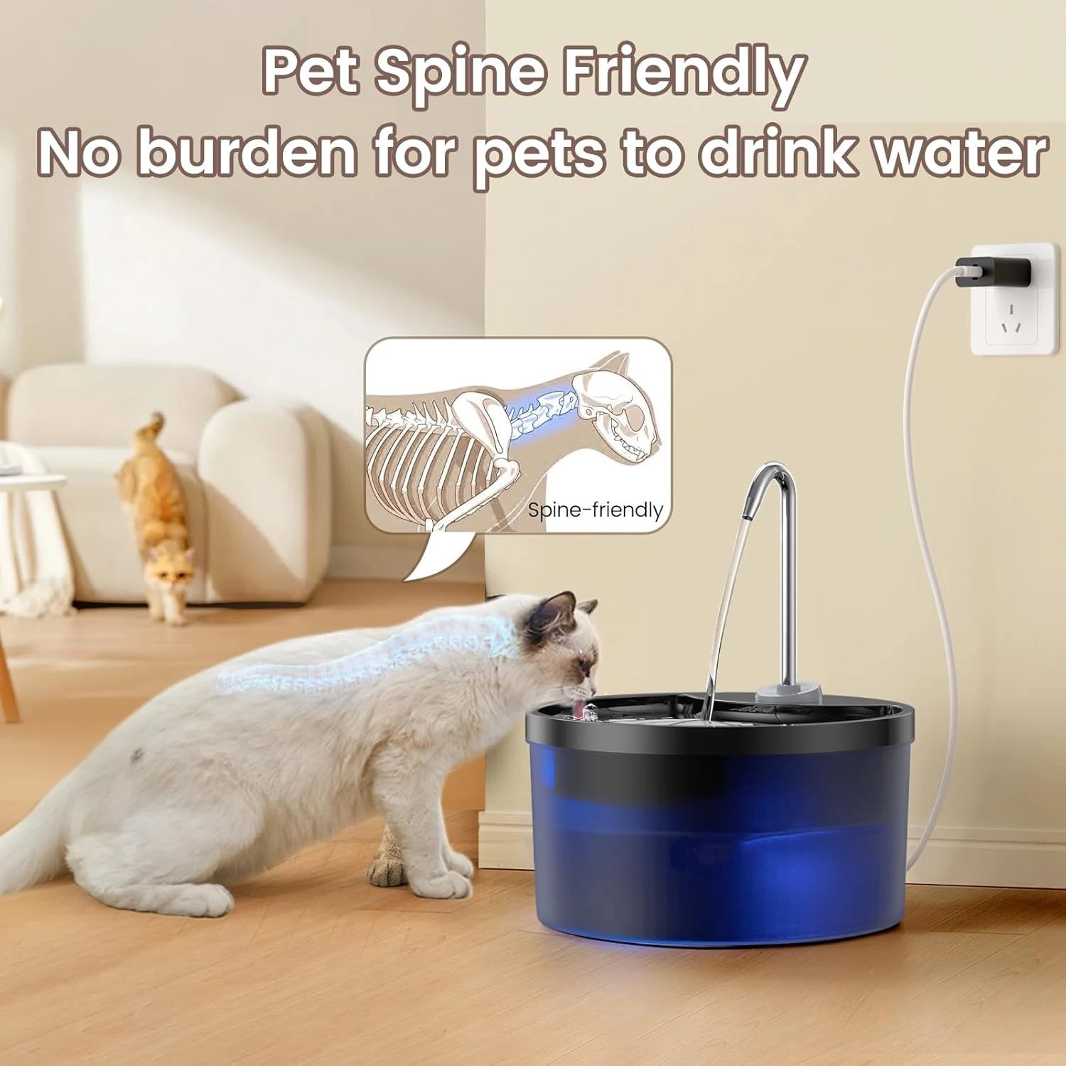 Smart Pet Water Fountain – Automatic Dispenser