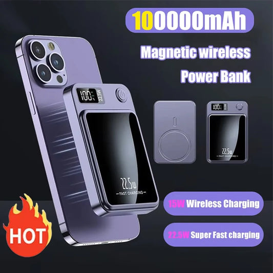 Magnetic Power Bank – 22.5W Wireless Fast Charging