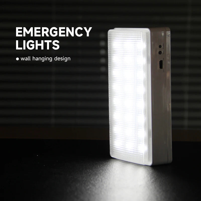 Rechargeable Emergency Light – Wall-Mounted & Portable LED