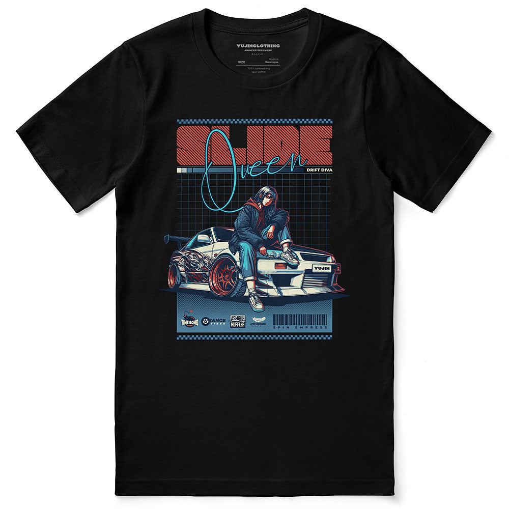Slide Queen Car T-Shirt