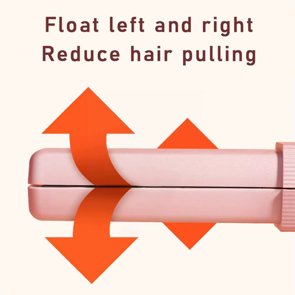 USB Cordless Mini Hair Straightener – Fast Heating 3-Temp Adjustable Travel Iron