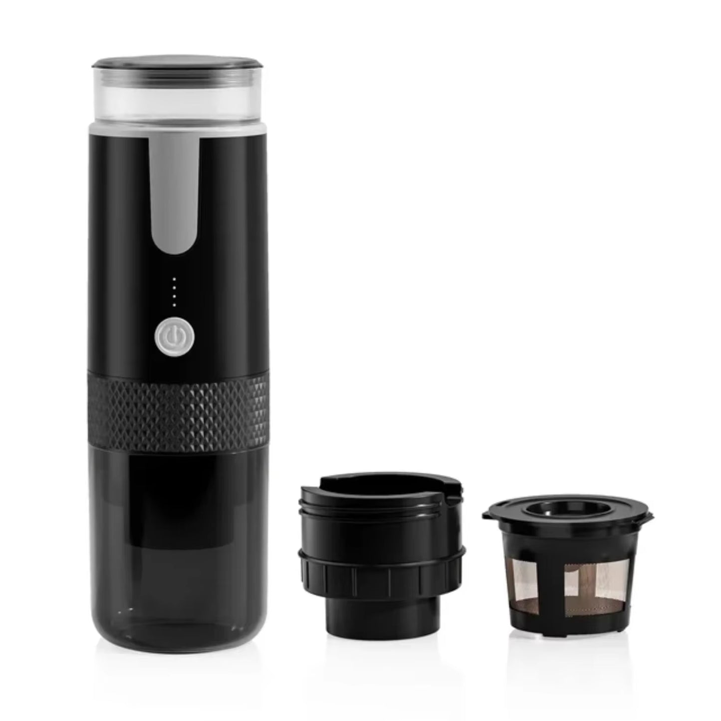 Portable Mini Coffee Maker – Compact Espresso Machine for Ground Coffee & Capsules