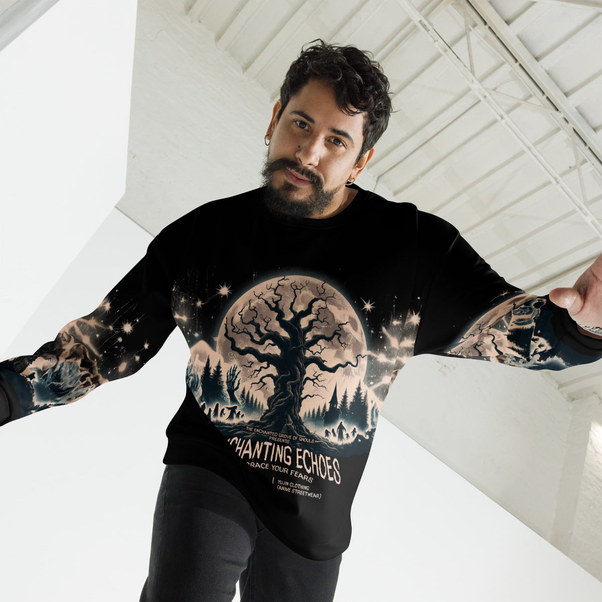 Enchanting Echoes Halloween Sweatshirt