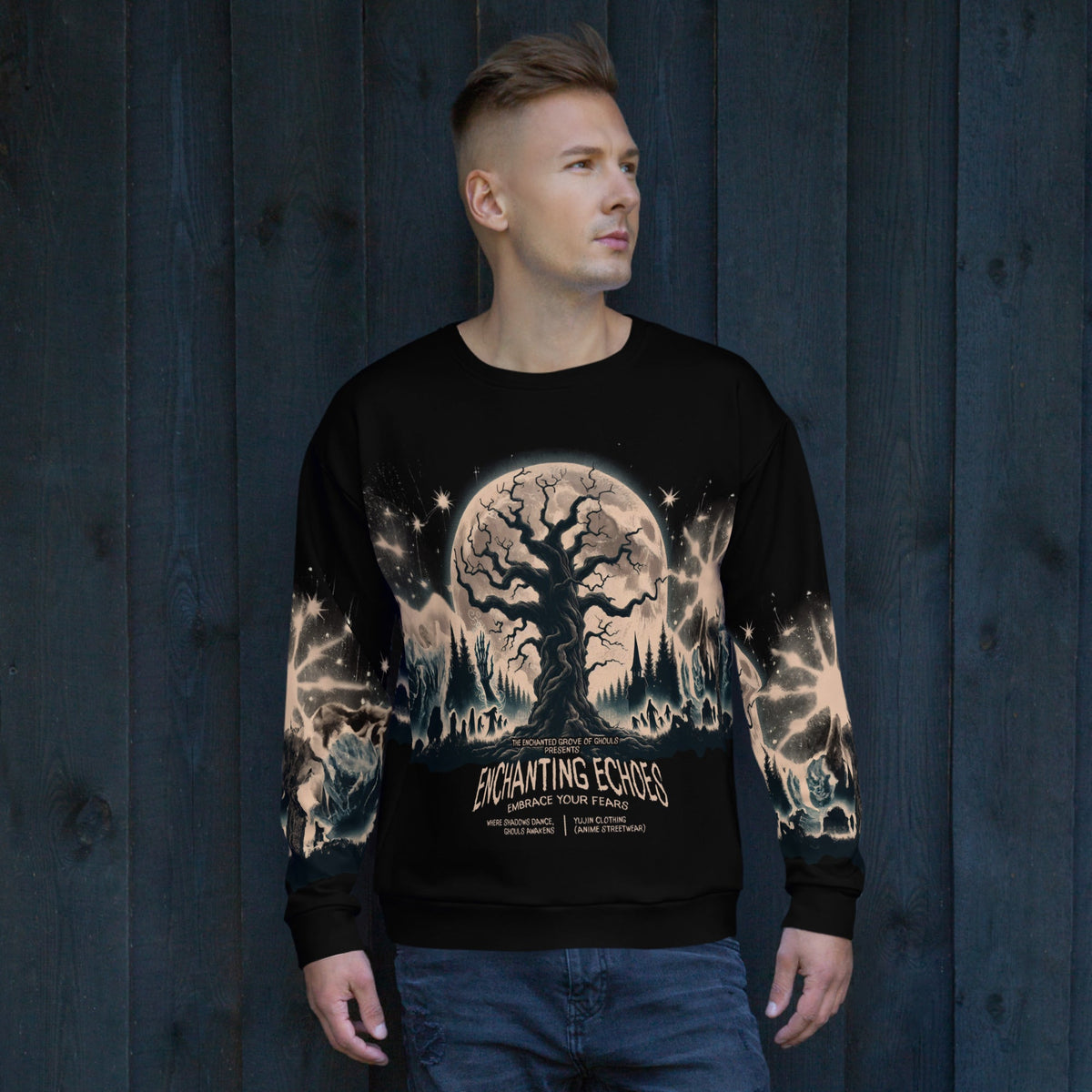 Enchanting Echoes Halloween Sweatshirt