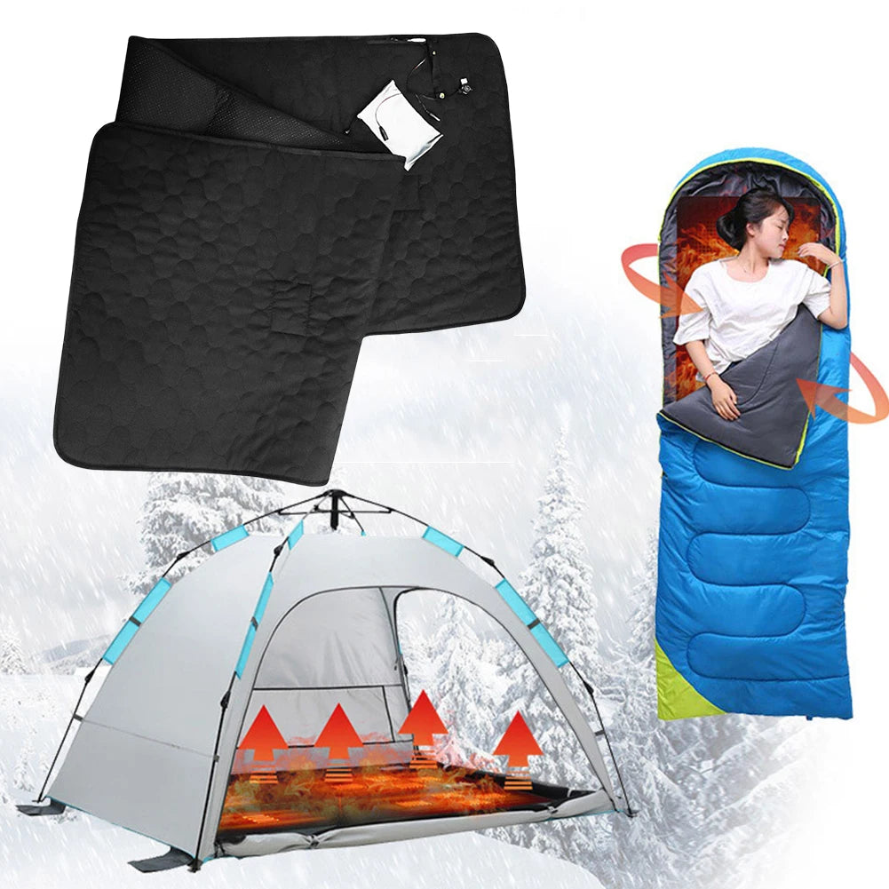 5-Zone USB Heating Pad – Camping & Home Electric Mattress