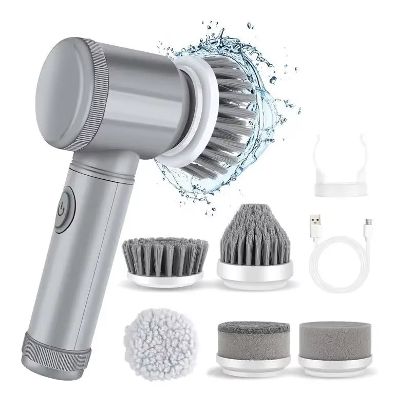 6-in-1 Electric Scrubber – Cordless Deep Cleaning System