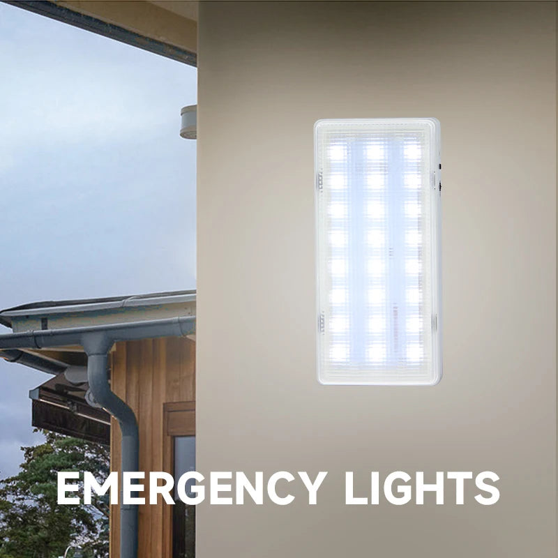 Rechargeable Emergency Light – Wall-Mounted & Portable LED