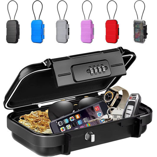Portable Combination Safe – Waterproof Anti-Theft Lock Box