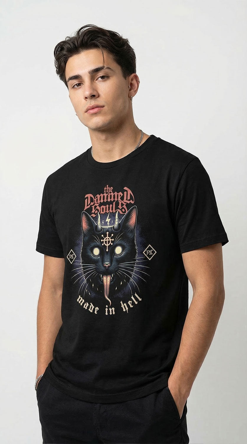 Damned Souls Cat T-Shirt