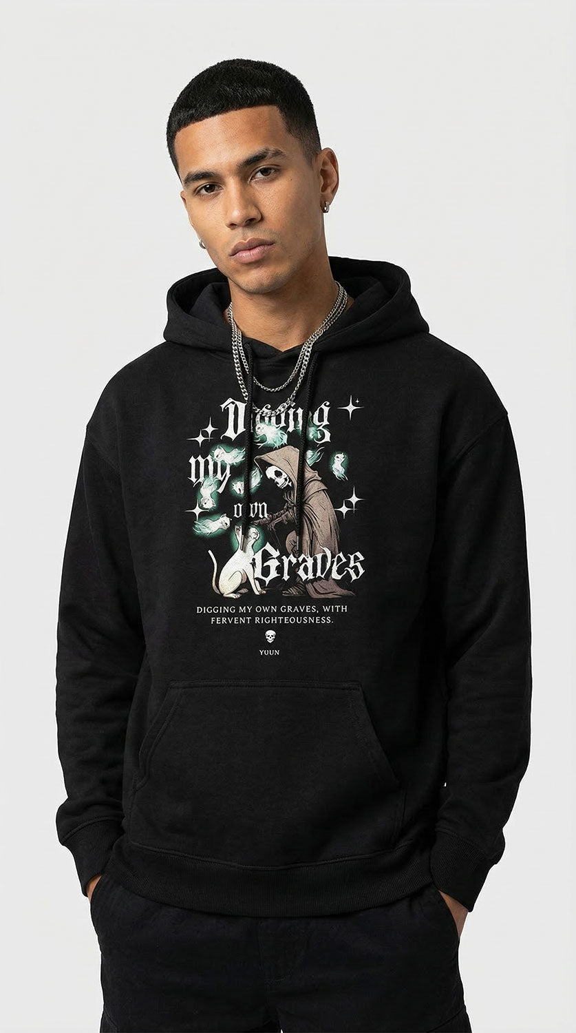 Digging My Own Graves Cat Hoodie