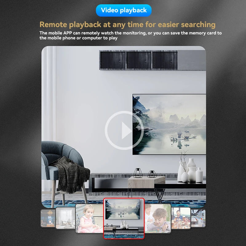 Mini Wireless Security Camera – High Quality 1080P HD with Night Vision & Motion Alerts