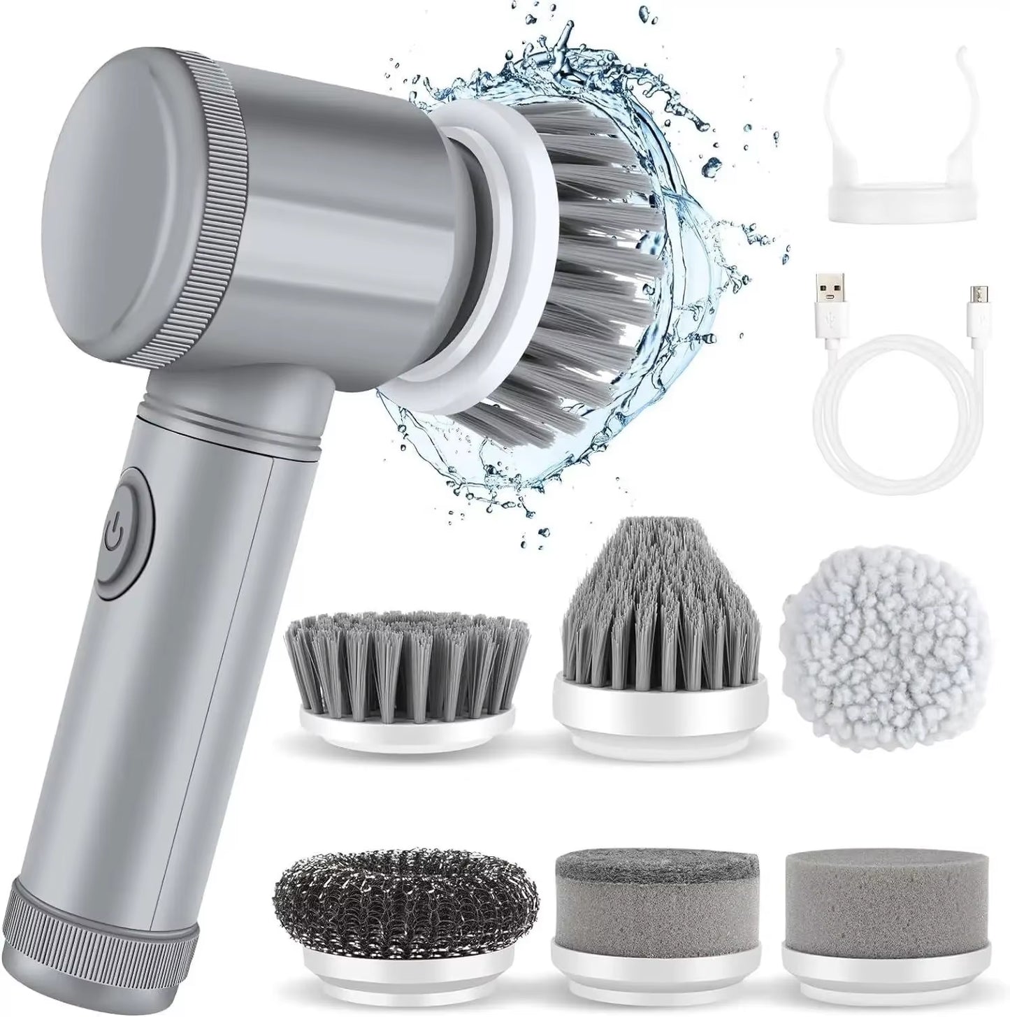 6-in-1 Electric Scrubber – Cordless Deep Cleaning System