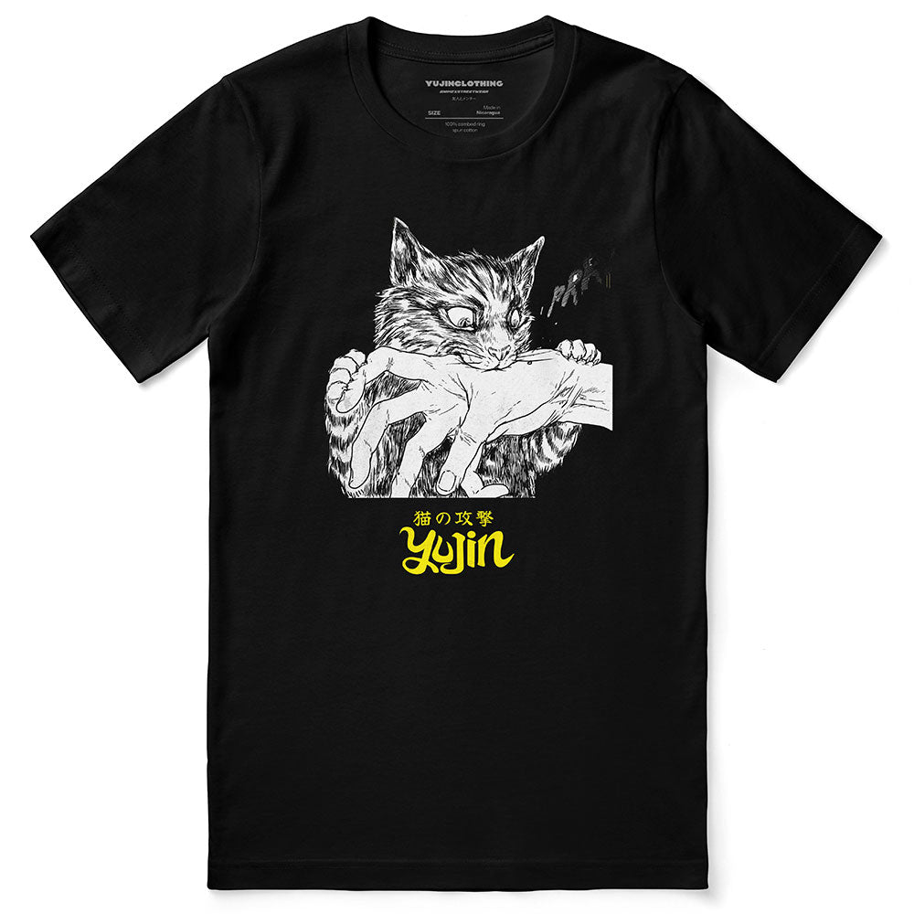 Bite Attack Cat T-Shirt