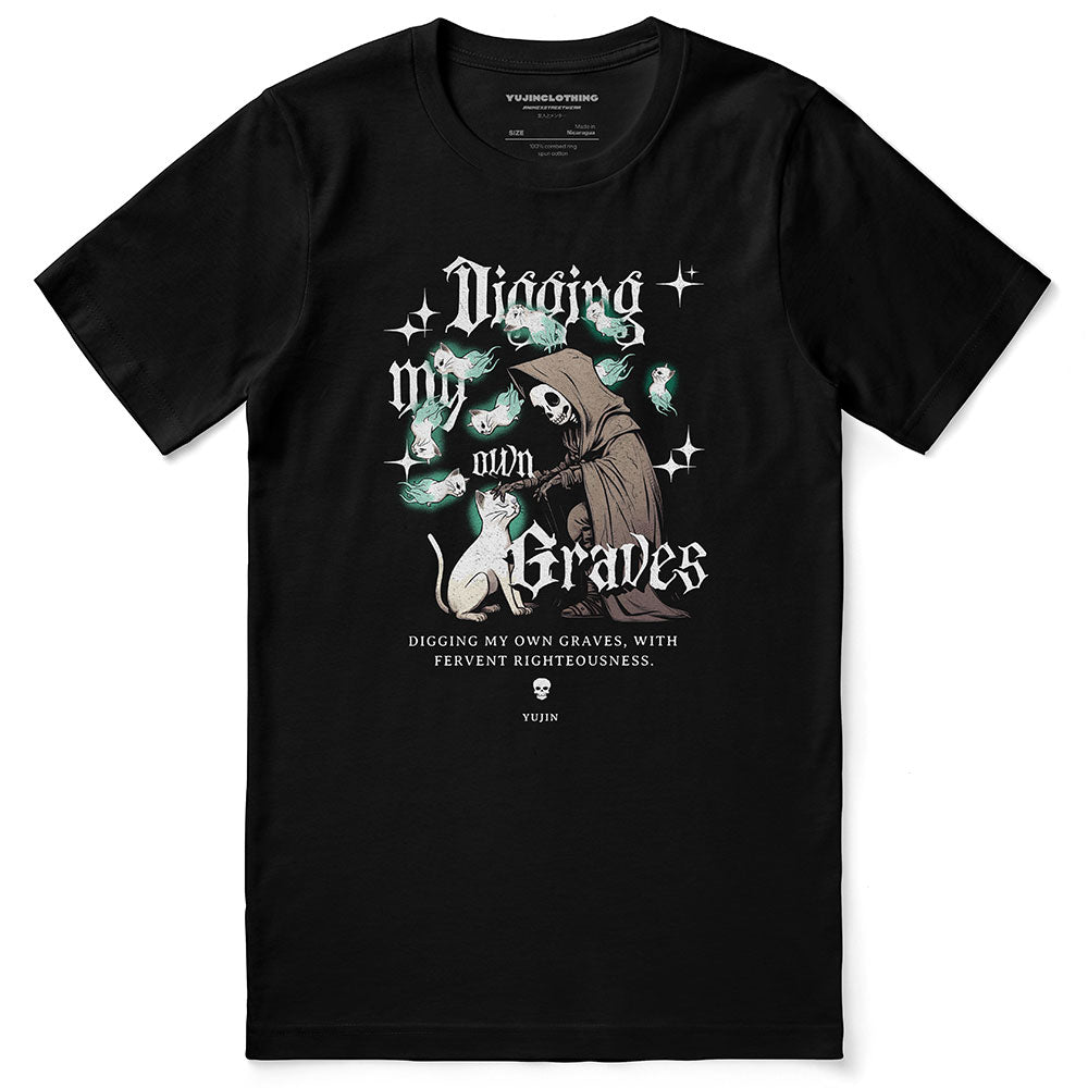Digging My Own Graves Cat T-Shirt