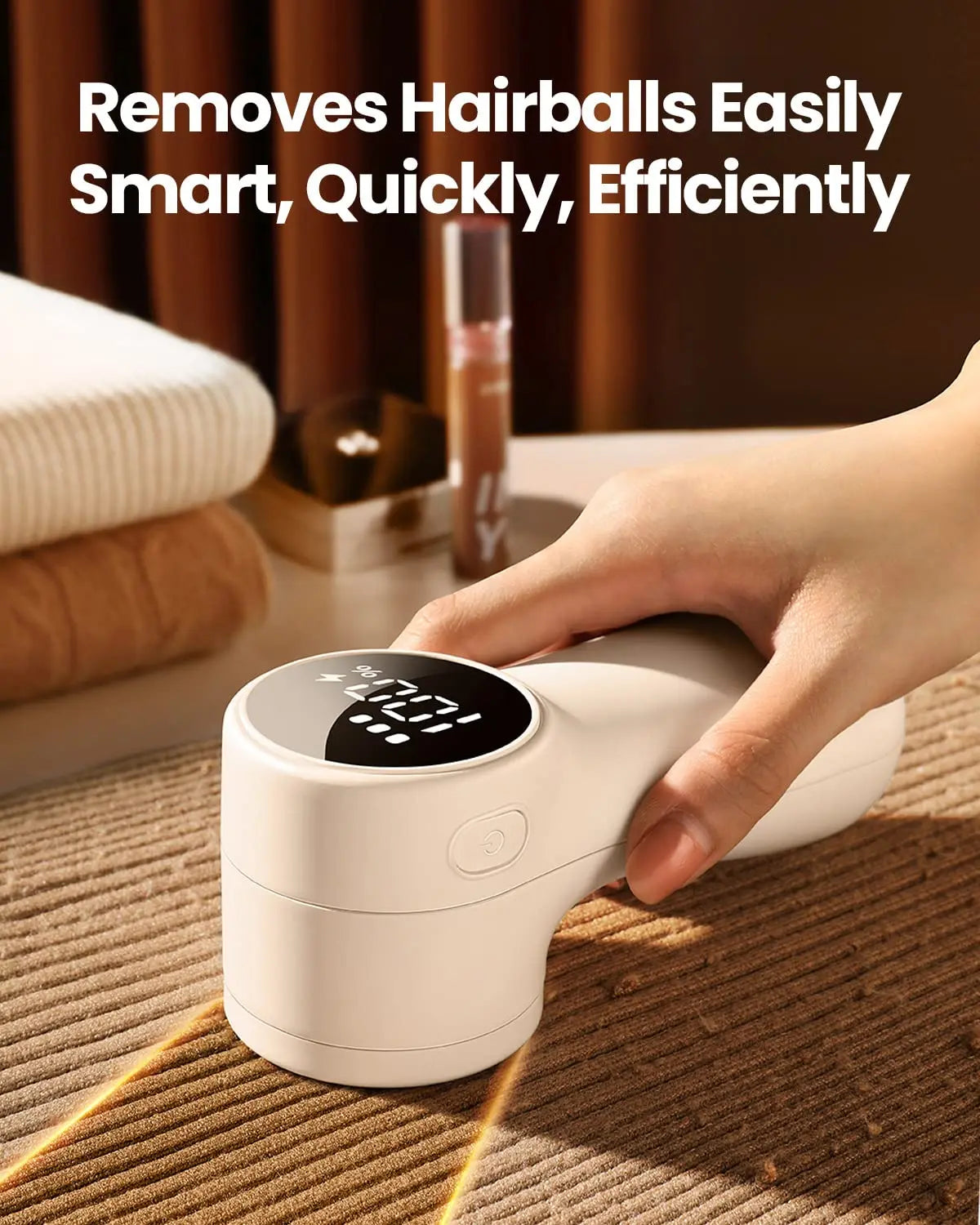 Rechargeable Fabric Shaver – Intelligent Digital Lint Remover