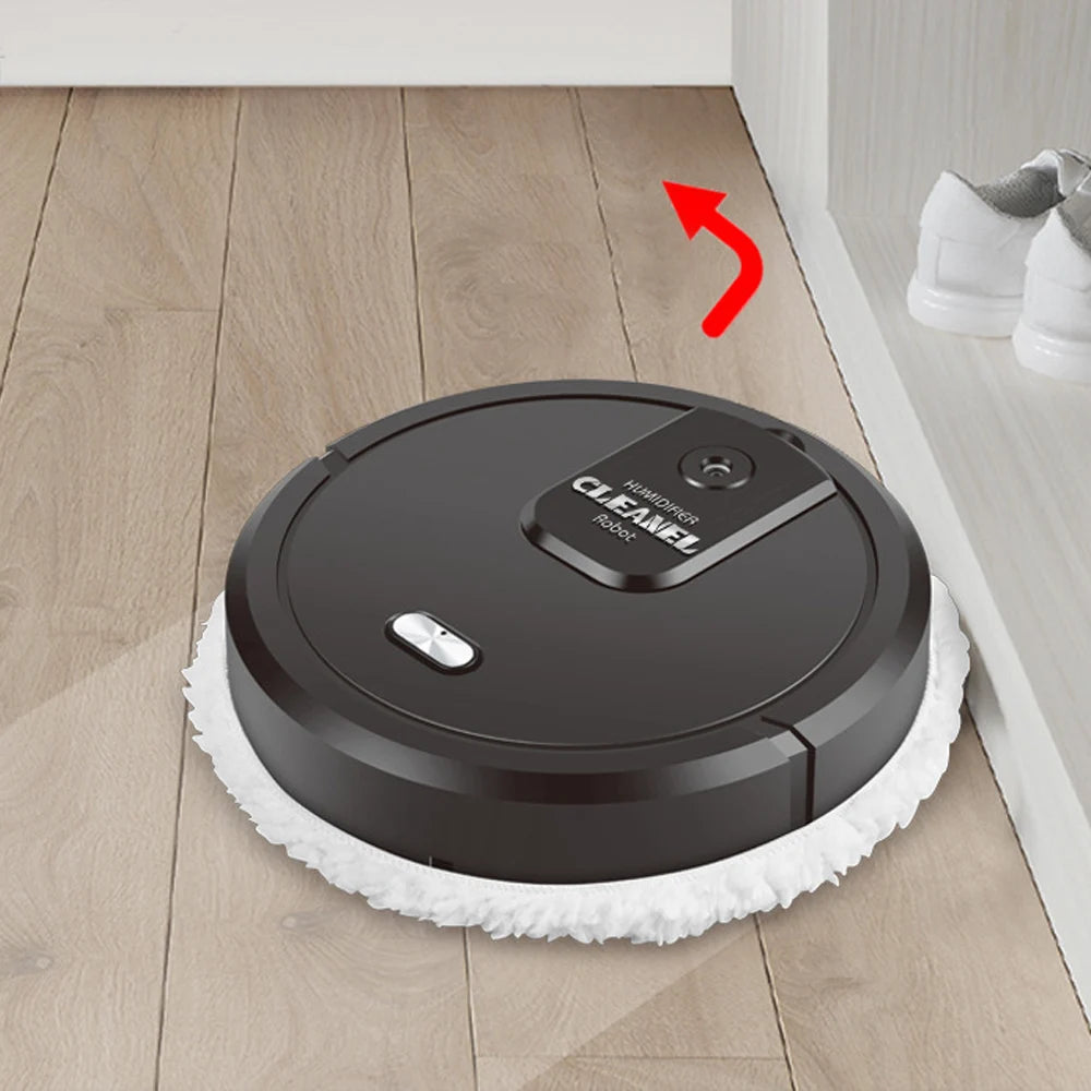 Smart Mopping Robot – Wet/Dry Cleaner with Humidifying Spray