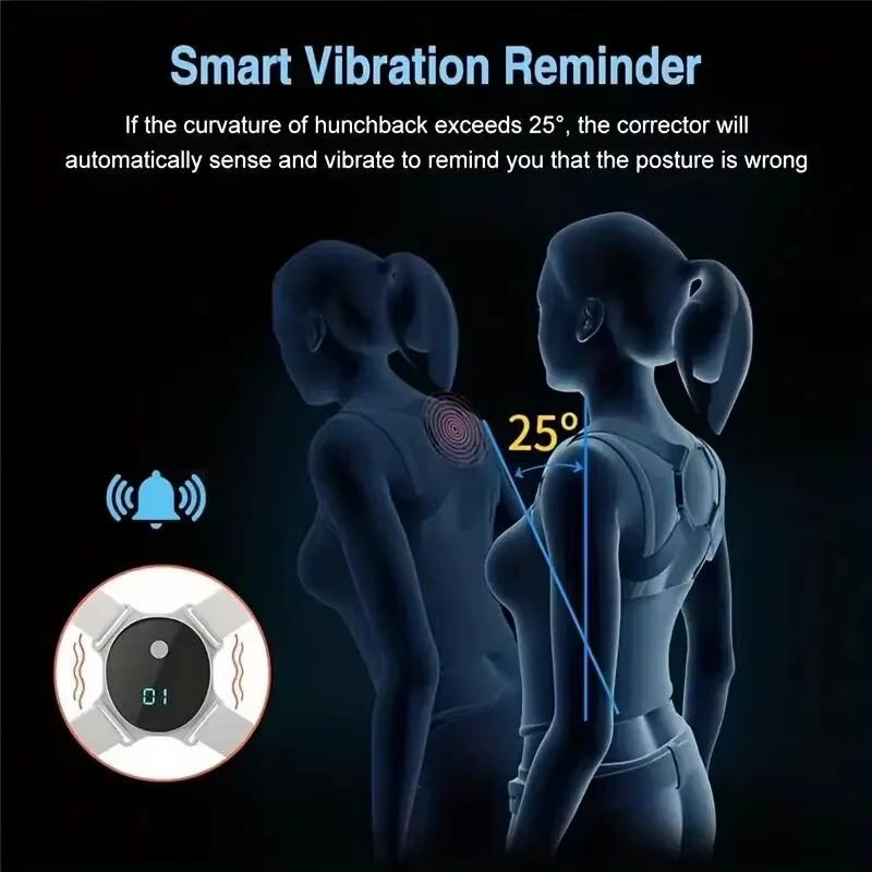 Intelligent Posture Corrector – Vibration-Adjustable Spine Alignment