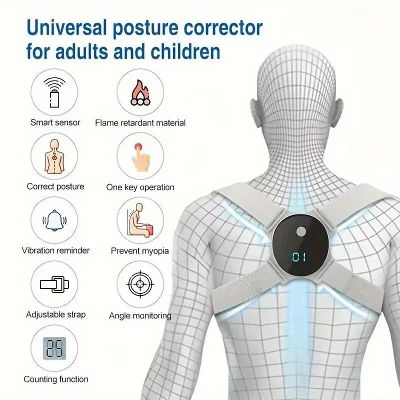 Intelligent Posture Corrector – Vibration-Adjustable Spine Alignment