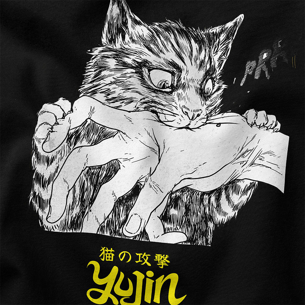 Bite Attack Cat T-Shirt