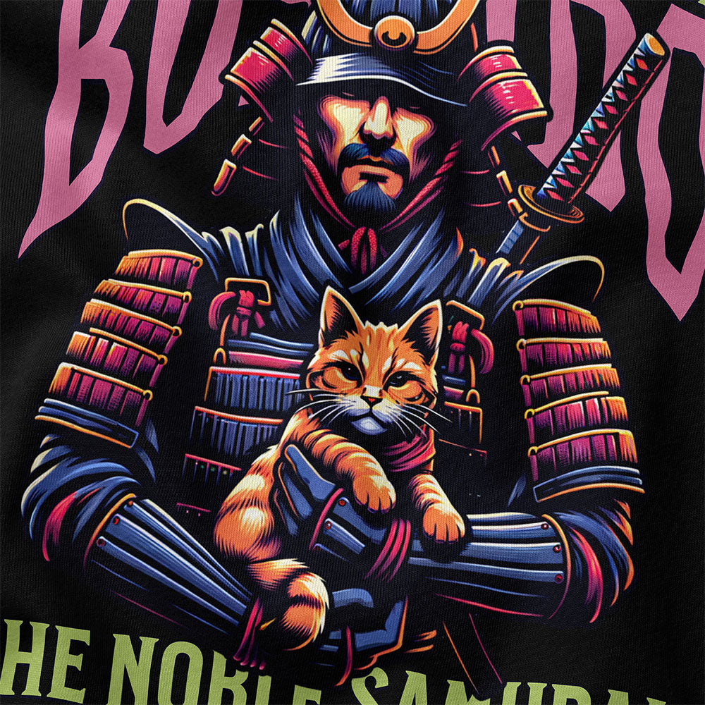Bushido And Cat T-Shirt
