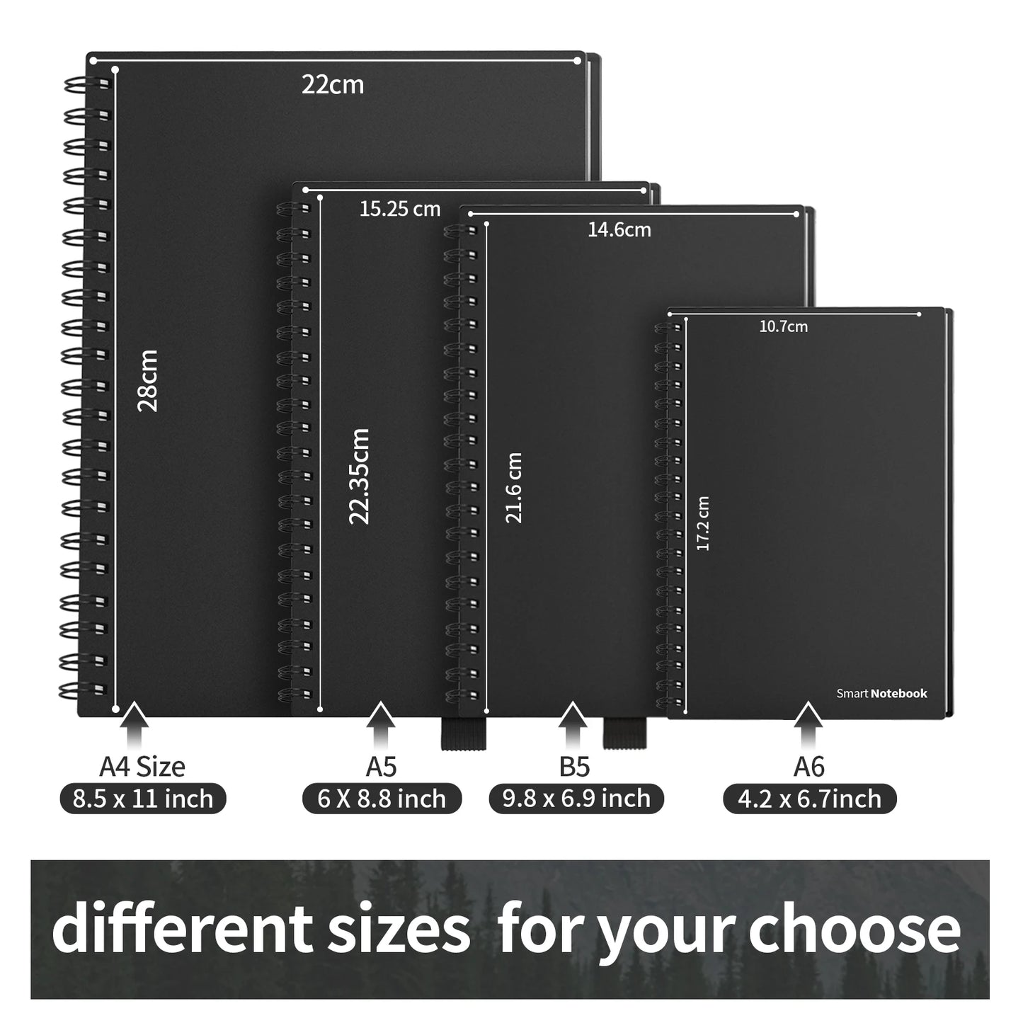 Smart Reusable Notebook – Erasable & Scannable for Eco-Friendly Notes