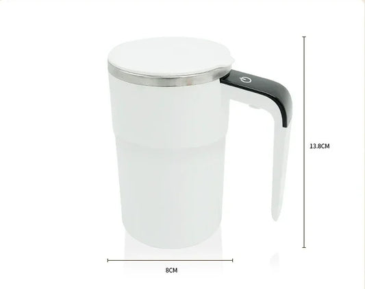 Intelligent Temperature Measurement Magnetic Stirring Cup, Electric Portable Coffee Cup, Automatic Stirring