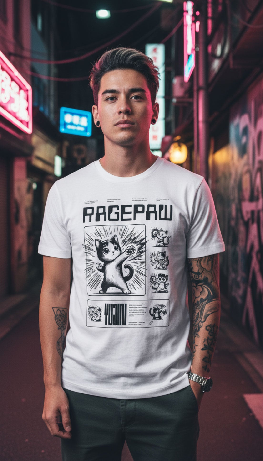 Ragepaw Cat T-Shirt